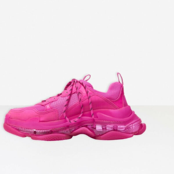 Balenciaga Triple S clear sole pink *