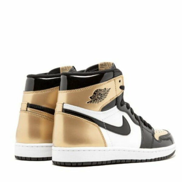 Nike Jordan 1 High Patent Gold toe *