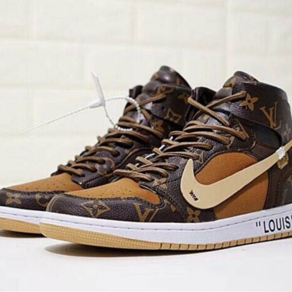 Nike air Jordan 1 High  x Off White Louis Vuitton by Virgil Abloh *